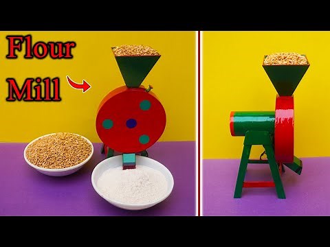 How To Make Mini Flour Mill At Home Form PVC Pipe | Making Wheat Grinding Machine | Atta Chakki DIY