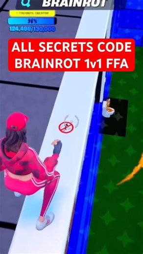 BRAINROT 1V1 FFA ALL WEAPONS & RIDES FORTNITE - ALL SECRETS CODES INSANE AIM (aimbot) 2 #shorts