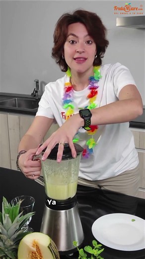 Batido Sol Tropical: Piña, Mango y Plátano