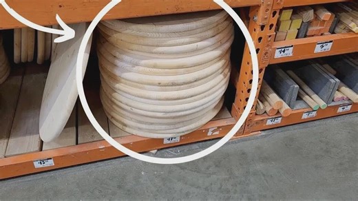 ¡Compra una tabla redonda en Home Depot y haz esto que te va a encantar!