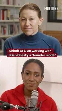 Airbnb CFO on working with Brian Chesky's "founder mode" #Airbnb #founder