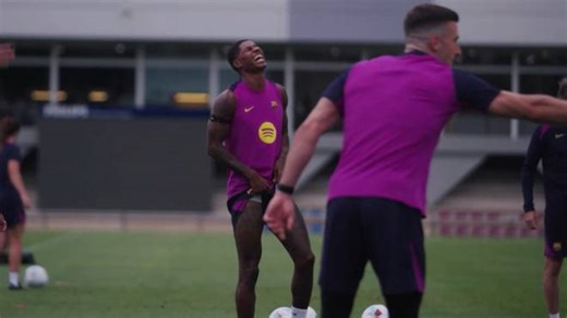 So lief Rashfords erstes Barca-Training