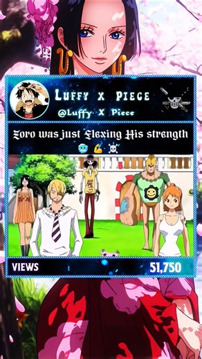 Zoro was just Flexing His strength #Zoro#onepiece