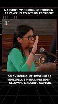 #FirstpostNews: Delcy Rodríguez Sworn In as Venezuela’s Interim President | N18G