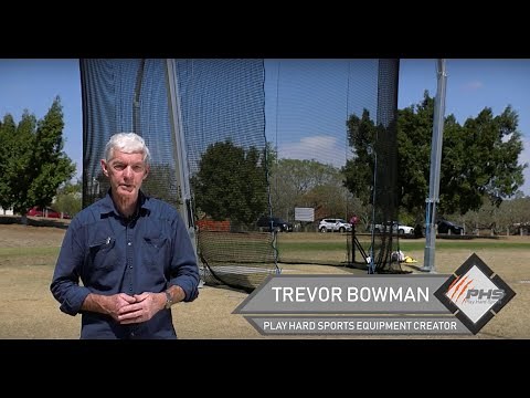 (PHS) World Athletics Certified Thor 9 Hammer Discus Cage - Installation Video