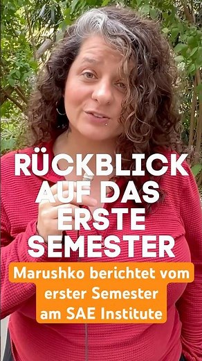 Wie ist das erste Semester am SAE Institute im Fachbereich Content Creation & Online Marketing?