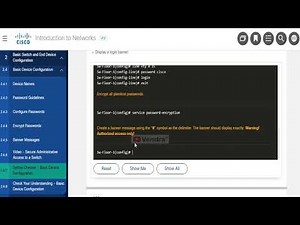 Syntax Checker | Basic Device Configuration