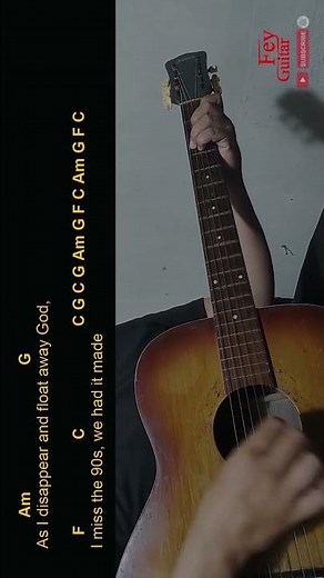Mayday Parade - I Miss The 90s Easy Guitar Chord & Lyrics (cover) #shorts