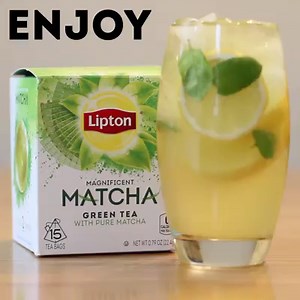 1.7K views · 16 reactions | Who says that it’s too hot for tea in the summer? Try the new Lipton Green Tea with Matcha iced recipe as your new summer drink! Try it today and tell us what you think! | Lipton | Facebook