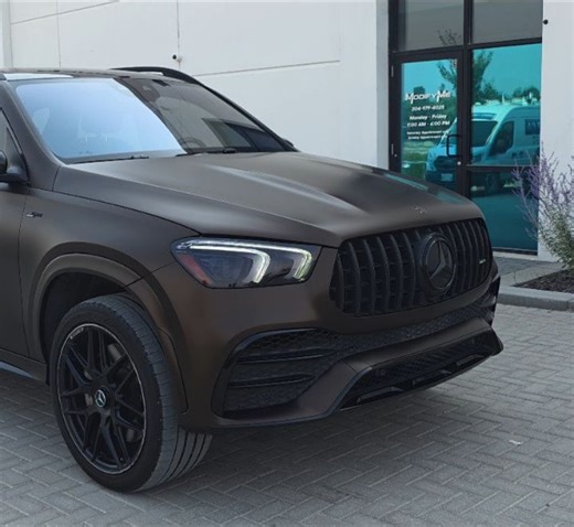 *ModifyMe* on Instagram: "Mercedes Benz GLE53 AMG wrapped in matte Java brown! I have been recommending this color for years and someone finally picked it! As you can see the color pops nicely on the body lines and gives a silky luxurious finish! Windows are also ceramic tinted + gloss black PPF mirrors caps + tinted PPF headlights and tail lights! Scroll all the way right for a walk around video. We bring your vehicles appearance to the next level and there's no question about that!"