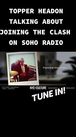 Topper Headon: Audition Story for The Clash on Soho Radio