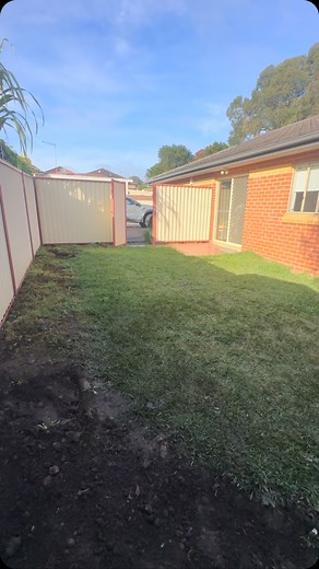 New back yard transformation underway with new tech wood and versi cladd roofing #backrardmakeover #versiclad #newtechwood #decking | Curtis Constructions