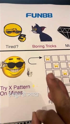 Mines Game X Pattern Framework on Fun88 | Gameplay Discussion