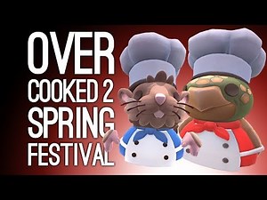 Overcooked 2 Spring Festival Xbox Gameplay: HAPPY YEAR OF THE RAT! 🐀(Let's Play Overcooked 2 DLC)