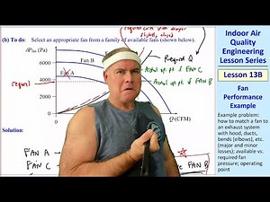 IAQ Engineering Lesson 13B: Fan Performance Example