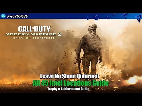 Call of Duty: Modern Warfare 2 Campaign Remastered - All 45 Intel Locations Guide (Trophy Guide)