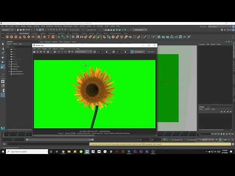 How to Render with a Transparent Background in Maya Arnold Using Green Screens - Tutorial