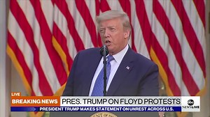 Transcript: Trump to mobilize federal resources to stop violence, restore security