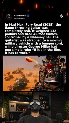 The Mad Max Guitar Really Shot 45-Foot Flames | Fury Road (2015)