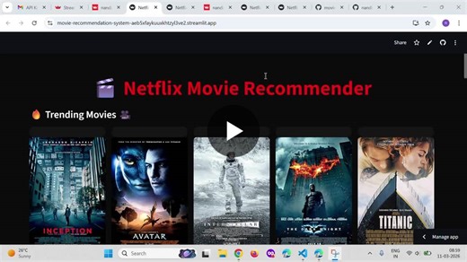 Python Movie Recommendation Dashboard with AI and Streamlit | Nandini Goswami posted on the topic | LinkedIn