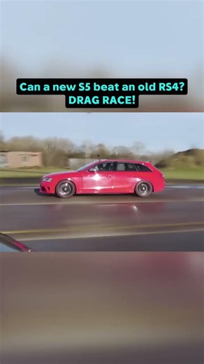 Can a new Audi beat S5 an old Audi RS4 B8 please subscribe like and share