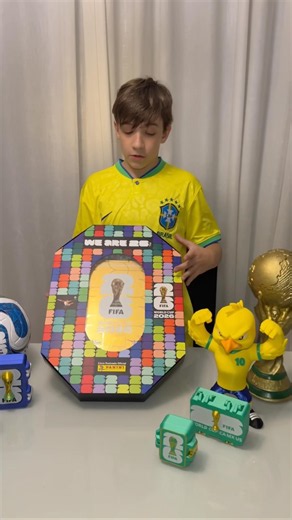 Kit álbum dourado estádio oficial da Copa 2026!🔥⚽️🇧🇷