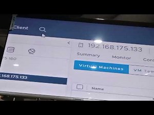 Understanding basics in of vsphere client