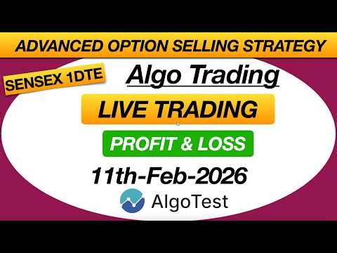 Sensex Option Selling strategy | Sensex 1DTE Full Day P&L Report #algotest