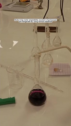 🧪 Potassium Permanganate (KMnO₄) Molarity Standardization Practical | Formula Method | PharmD Lab.