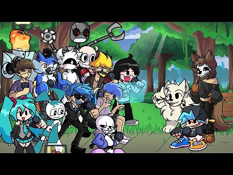 FNF Yap Squad But Everyone Sings It (Yap Squad but every turn a different character sings it)