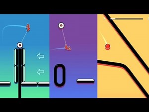 Stickman Hook - All Levels - Gameplay Android, iOS