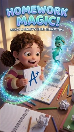 Homework Magic: Nancy and the Fish Boy #Shorts