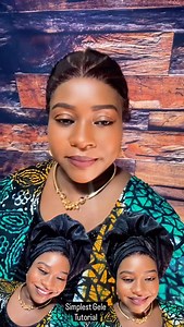 269K views · 26K reactions | Simple & easy to achieve owanbe Gele head wrap styling for every lady. Men show this to your wives. #virals #trending #fyp #fbreelsfypシ゚viralシ | African Beautiful Fashion and Lifestyle | Facebook