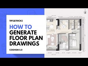 How to Generate Floor Plan Drawings in Coohom?
