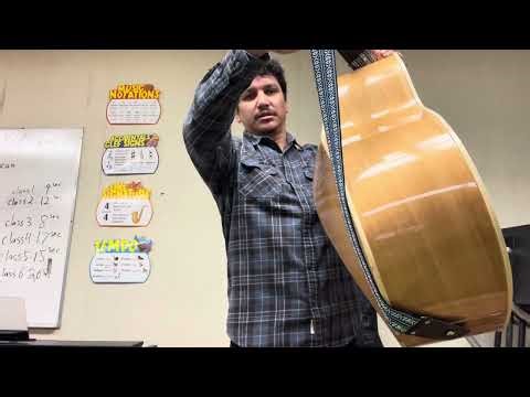 How to play Guitarron lesson 3. Putting away the guitarron (Correctly)