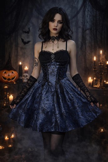 Gothic Black Lace Dress, Dark Fairy Goth Dress, Vampire Aesthetic Dress, Witch Costume, Gothic Party Dress, Halloween Gothic Outfit - Etsy