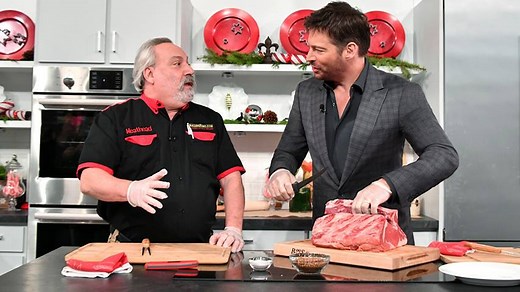 Meathead Goldwyn taught me all about how to make a perfect holiday roast: from buying to technique to searing to what to do with the bones! #HarryTV | Harry Connick Jr