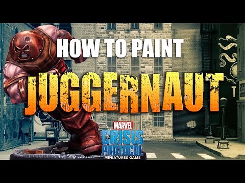 How to Paint Juggernaut from Marvel: Crisis Protocol