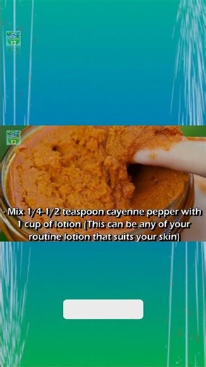 Stop Buying Expensive Creams! This DIY Cayenne Cream Works Better! 🤫🌶️ #shorts videos