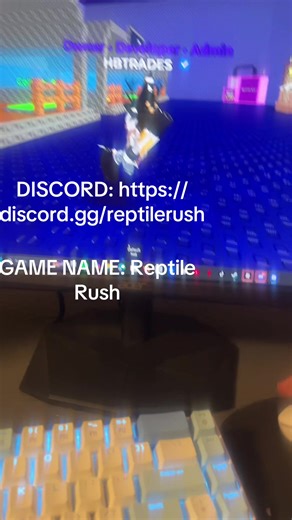 https://discord.gg/reptilerush #www #roblox #fyp #tester #makingagame