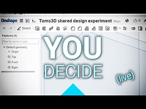 Let's design together in OnShape! Fidget spinner? Battery magazine? You decide!