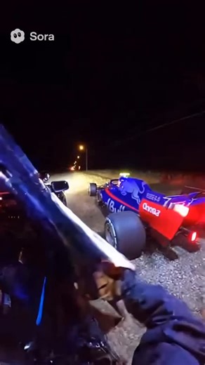 109K views · 330K reactions | F1 Traffic Stop: TORO ROSSO STR14 Takes Off During Police Bodycam Chase! 勞 #ToroRosso #F1 #Police | Projectd Ortiz | Facebook
