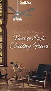 Bring timeless charm to your home with our vintage-style ceiling fans! Perfect for adding a nostalgic touch while keeping your space classic. 💨 Browse collection here: https://www.delmarfans.com/ceiling-fans/?style=9446 Featured Fans 👇 💨 Promenade: https://www.delmarfans.com/ceiling-fans/hunter-ceiling-fans/promenade/59545/ 💨 Alva: https://www.delmarfans.com/ceiling-fans/minka-aire-ceiling-fans/alva/f852l-hbz/ 💨 Heritage: https://www.delmarfans.com/casablanca-ceiling-fans/heritage/59527/ 💨