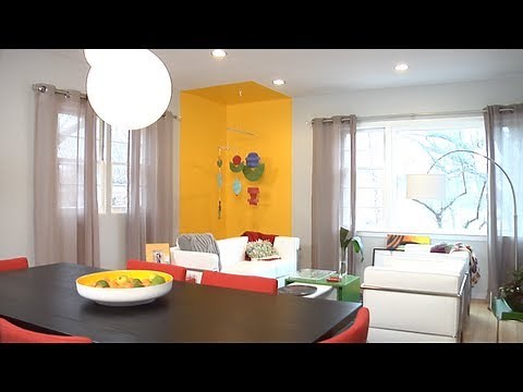 Big Bold Stripes - Living Room Painting Techniques
