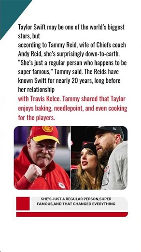 Why Andy Reid’s Wife Says Taylor Swift Is Just Like Him