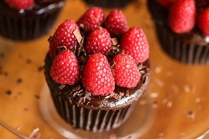 Chocolate Raspberry Cupcakes