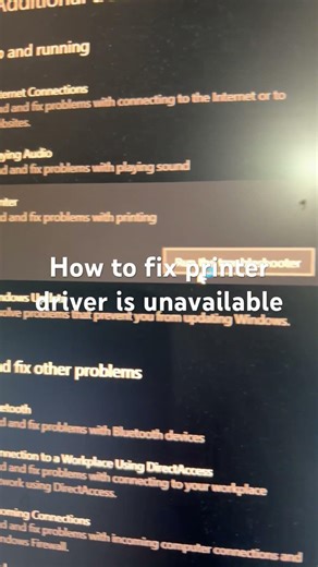 How to fix printer driver is unavailable - can't find printer document error windows 10 / 11