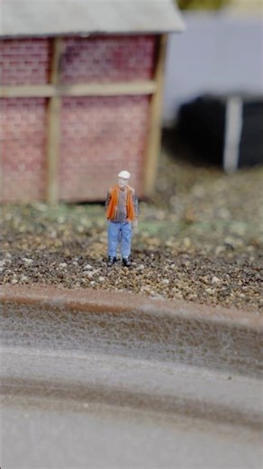 Figurine ouvrier HO L’entrepôt du train #modelismeferroviaire