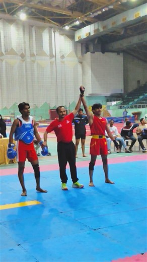 Kaif Pathan | Wushu Athlete on Instagram: "Alhamdulillah ☝️.... 🥇 @kaif_kickboxer #alhamdulillah #🥇 #win #wushu #sanda #statechampionship #champion #explorepage✨ #kickboxing"