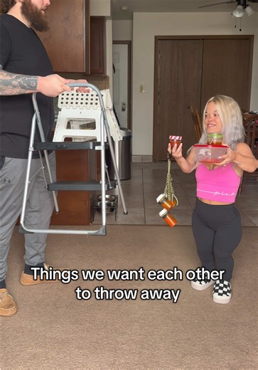 Things we want each other to throw away 🗑️ #fyp #couplescomedy #trending ##couplescontent #foryoupage @Tiffani Chance
